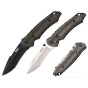 Нож складной SOG Kiku Folder Small Satin и Black / KU1001 - KU1002