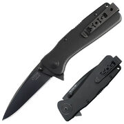 Полуавтоматический складной нож SOG Twitch XL Black TiNi / TWI21
