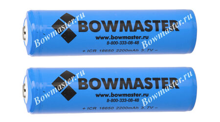 купите Литий-ионный аккумулятор с защитой BowMaster 18650 2400 mAh (2 шт.) в Санкт-Петербурге СПБ