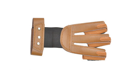 купите Перчатка кожаная JX502 коричневая для стрельбы из лука в Санкт-Петербурге СПБ