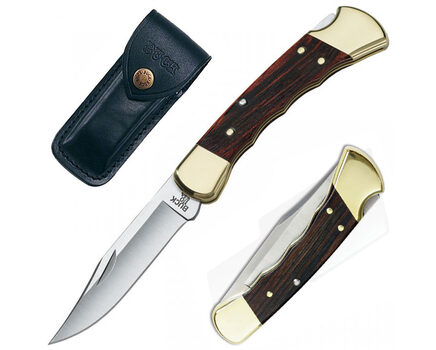 Купите складной нож Buck 110 Folding Hunter с выемками под пальцы 420HC 0110BRSFG в Санкт-Петербурге СПБ в нашем интернет-магазине