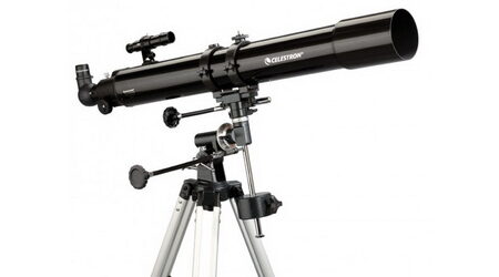 купите Телескоп Celestron PowerSeeker 80 EQ (рефрактор, 80мм, F=900мм, 1:11) на экваториальной монтировке в Санкт-Петербурге СПБ