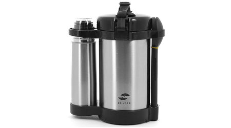 купите Термос суповой 1,5 л на 3 контейнера и мини-термос на 250 мл Stinger HY-LB408-1 в Санкт-Петербурге СПБ